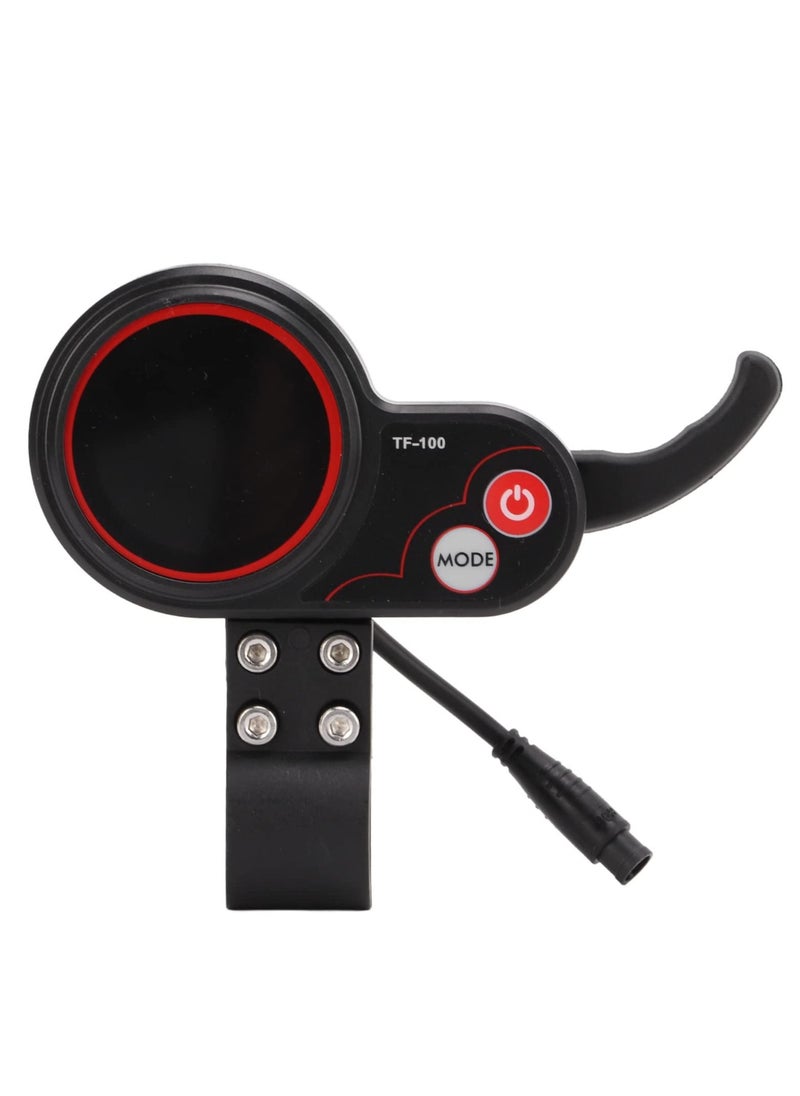 Excefore - Electric Scooter Display Panel, 48V TF‑100 Display 6 Pin Communication Instrument, Electric Control Board Compatible with KUGOO M4 Electric Scooter Controller - Image 1