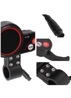 Excefore Electric Scooter Display Panel, 48V TF‑100 Display 6 Pin Communication Instrument, Electric Control Board Compatible with KUGOO M4 Electric Scooter Controller  - Image 2