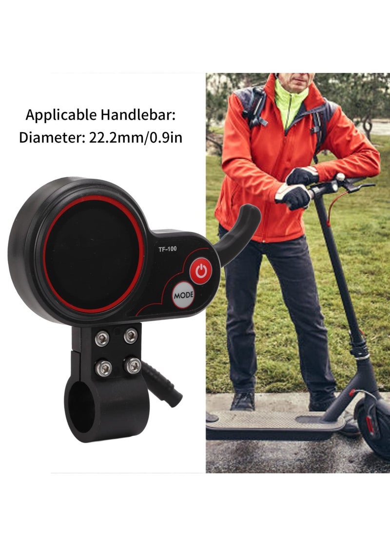 Excefore - Electric Scooter Display Panel, 48V TF‑100 Display 6 Pin Communication Instrument, Electric Control Board Compatible with KUGOO M4 Electric Scooter Controller - Image 1