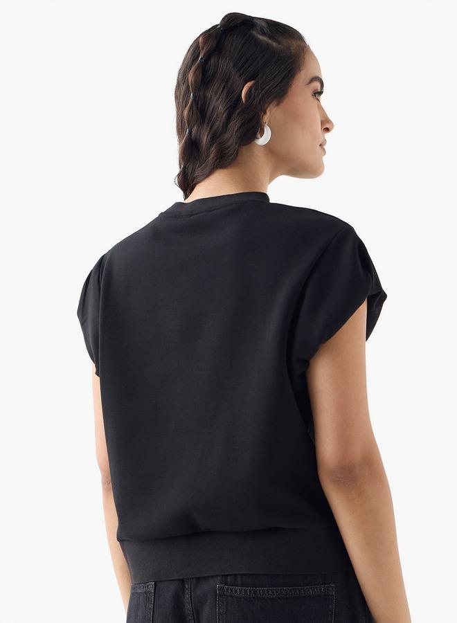 تواكستريمز تيشيرت بطباعة حروف - Image 3