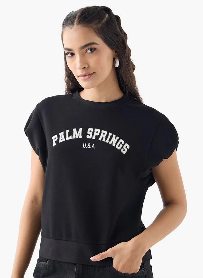 2Xtremz 2Xtremz Typographic Print T-shirt