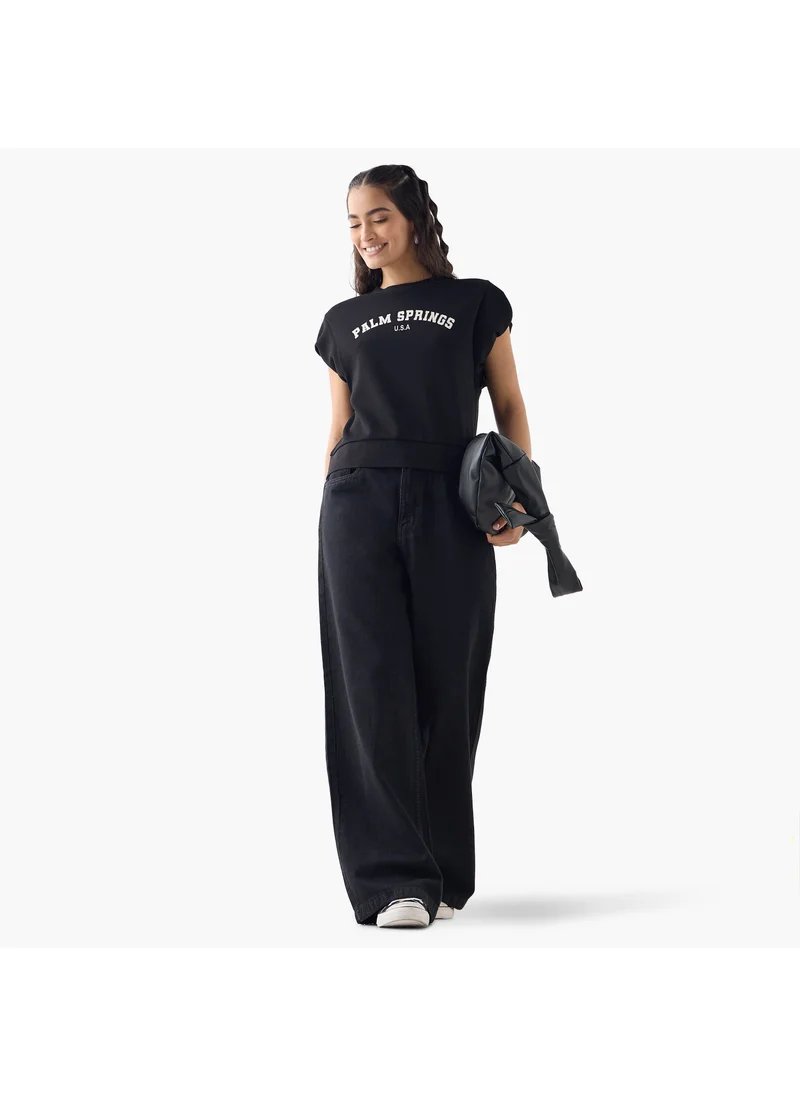 تواكستريمز 2Xtremz Typographic Print T-shirt