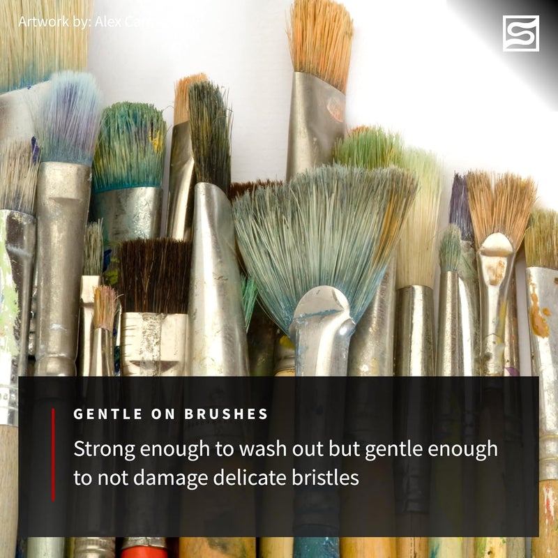 Speedball Pink Soap 12-Ounce Brush Cleaner and Conditioner - Image 4