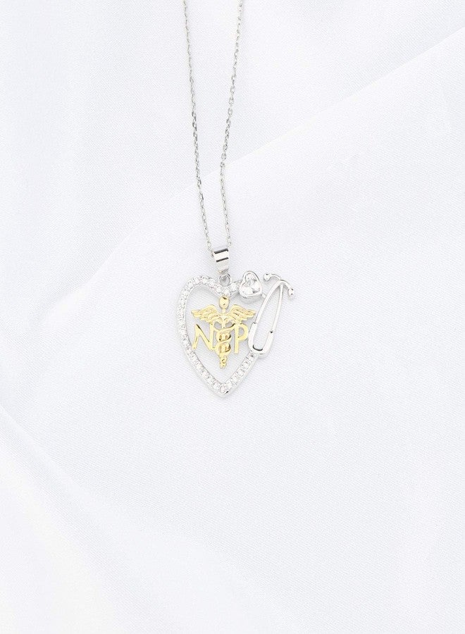 BNQL Nurse Practitioner Gifts NP necklace Nurse Practitioner Graduation Gift NP jewelry Nurse Practitioner Jewelry Nurse necklace (necklace) - Image 2
