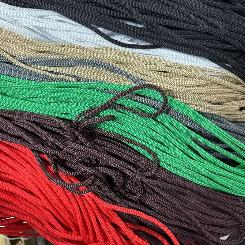 393.7 Inch Beige Braided Nylon Cord for Clothesline Tent Camping Safety Rope - Image 4
