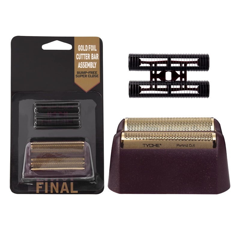 DODAER Professional 5 Star Series Finale Shaver Replacement Foil and Cutter Bar Assembly Compatible with wahl Shaver Foil 7031-100, 7043-100 Super Close Shaving Replacement Heads (red) - Image 1