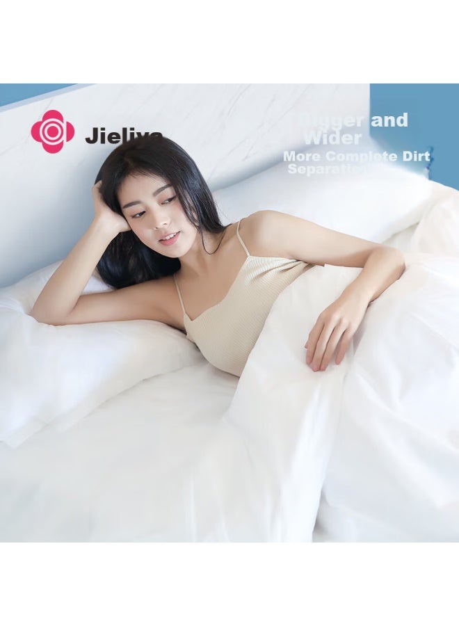 Grace مجموعة شراشف سرير قابلة للتصرف من غريس، غطاء لحاف، غطاء وسادة، مجموعة سميكة، مفروشات فندقية، حجم مزدوج، مجموعة من أربعة قطع - Image 4