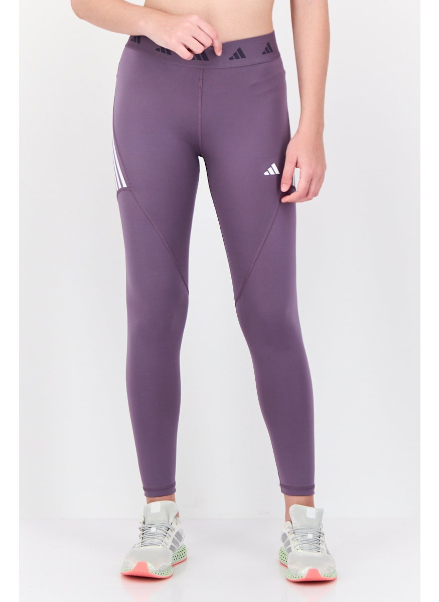 Adidas Women Tight Fit Training Leggings, Purple  - Image 1