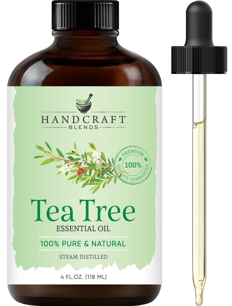 Handcraft Blends Tea Tree Essential Oil - Huge 4 Fl Oz - 100% Pure and Natural - Premium Grade Essential Oil for Diffuser and Aromatherapy - Image 1