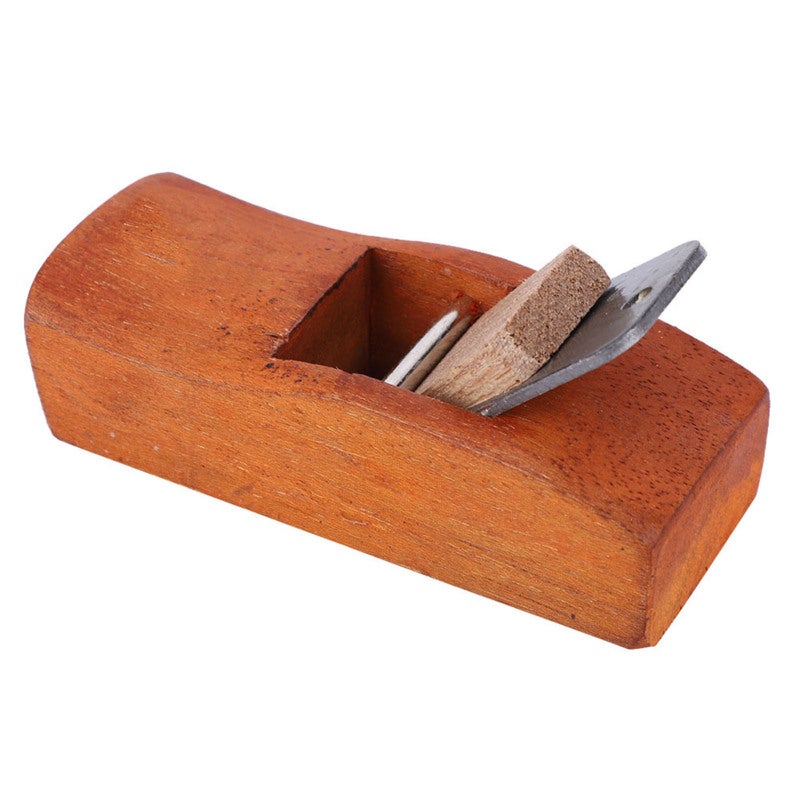 Woodworking Plane: High-density Durable Wood, Sharp Steel Blade, Smooth Planing - Comfortable Grip Mini Hand Tool for Carpenters, DIY Woodcraft Enthusiasts - Image 3