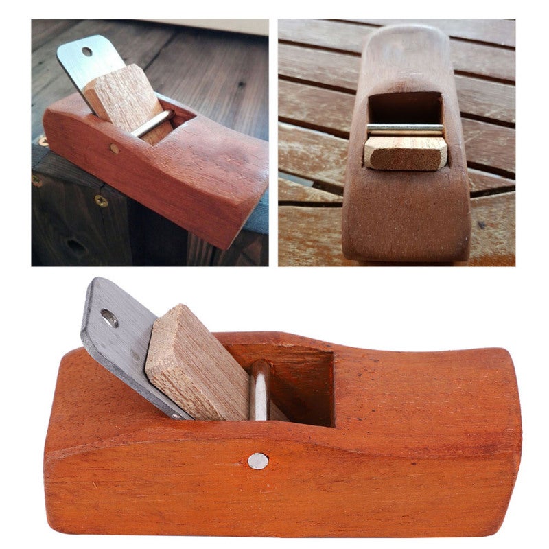 Woodworking Plane: High-density Durable Wood, Sharp Steel Blade, Smooth Planing - Comfortable Grip Mini Hand Tool for Carpenters, DIY Woodcraft Enthusiasts - Image 5