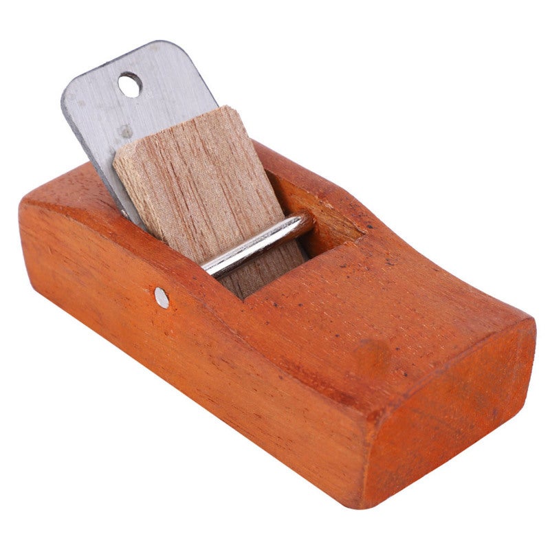 Woodworking Plane: High-density Durable Wood, Sharp Steel Blade, Smooth Planing - Comfortable Grip Mini Hand Tool for Carpenters, DIY Woodcraft Enthusiasts - Image 1