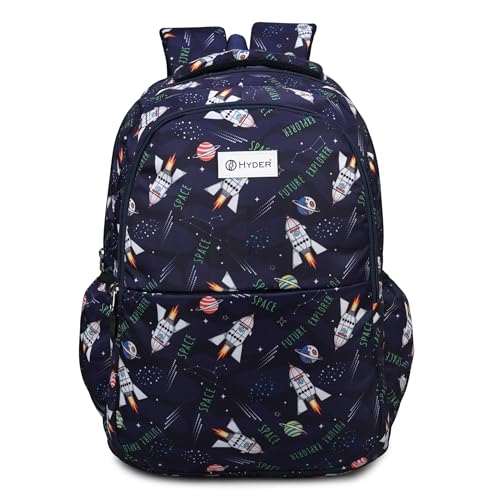 HYDER 35L Zippy Latest And Trendy Stylish Waterproof College/Casual/School Bag/Backpack For Kids, Boys, Girls, Men And Women | Best Bags For Everyday Use (Navy Blue) - Image 1