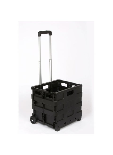 Milano Folding Shopping Trolly Smart Foldable Carts Grocery Heavy Duty Outdoor Trolley Shopping Carts with Push Handle (Tt1119Ca-38X32X52)35Kg