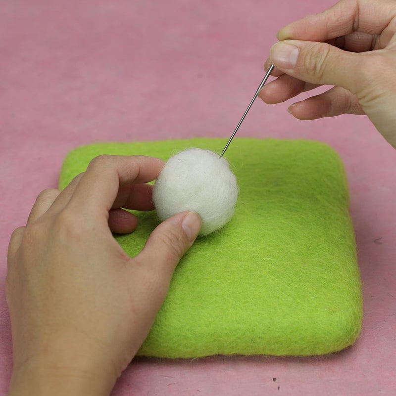 Woolbuddy Needle Felting Wool Mat – 6x6x1.5 Inch Pad for Felting Projects – Durable, Eco-Friendly Alternative to Foam Felting Pads – Ideal for Felting Supplies & Tools (Lavender) - Image 4