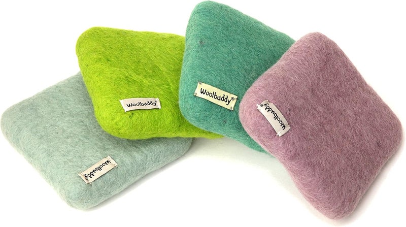 Woolbuddy Needle Felting Wool Mat – 6x6x1.5 Inch Pad for Felting Projects – Durable, Eco-Friendly Alternative to Foam Felting Pads – Ideal for Felting Supplies & Tools (Lavender) - Image 3
