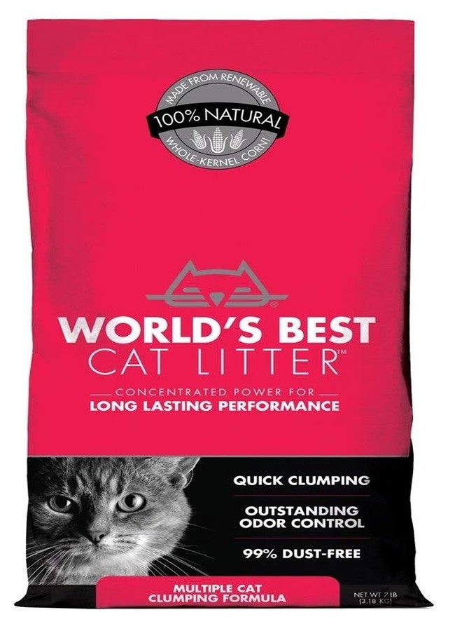 World's Best Cat Litter, Multiple Cat Clumping Formula, 7 lbs. - Image 1