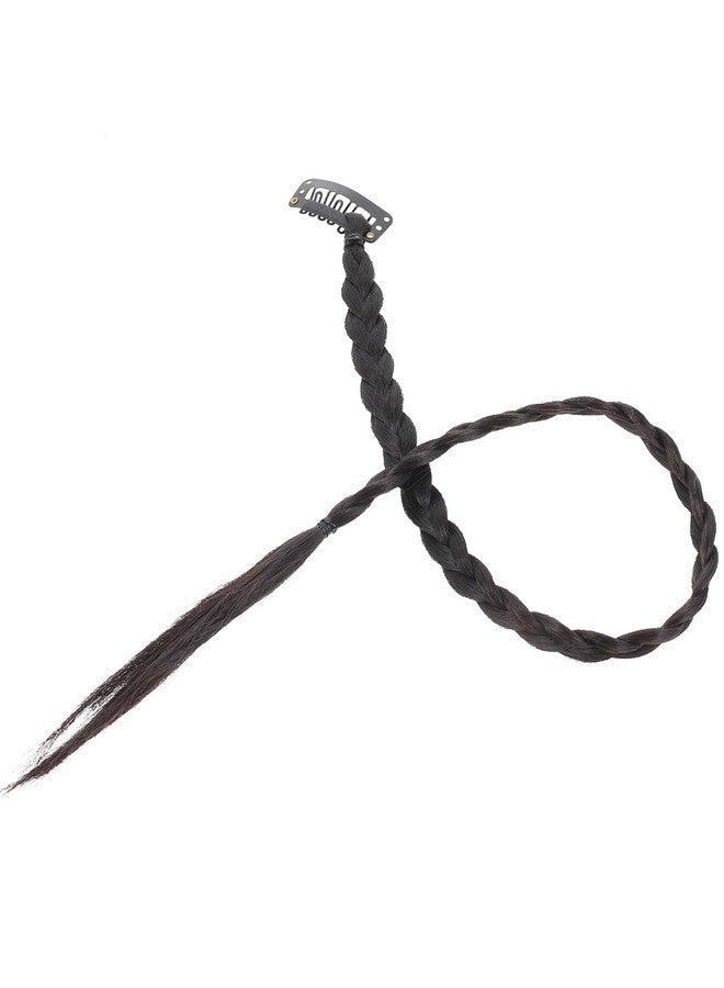 كالوري مشبك شعر بانجس، 4 قطع من وصلات الشعر المضفرة، وصلات شعر مضفرة بمشبك، ضفائر، قطعة شعر مضفرة للنساء، ملابس يومية للمهرجانات، باروكات مضفرة - Image 1