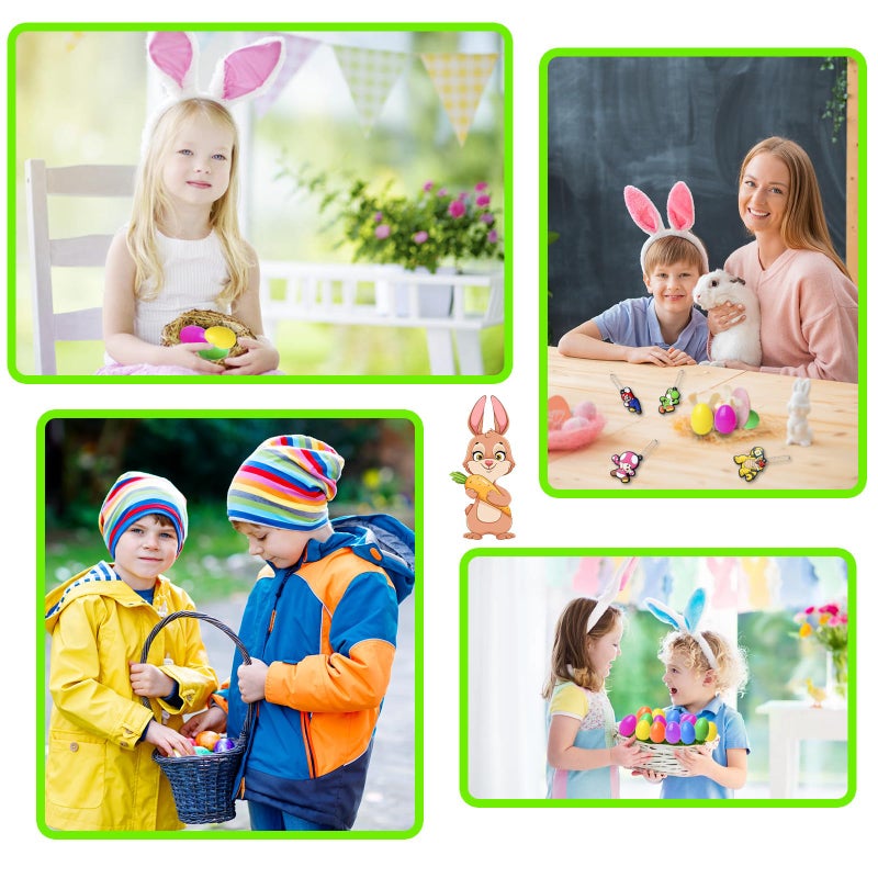 Blithely 12 Pack Easter Basket Stuffers for Kids, Easter Basket Stuffers, Easter Fillers Gifts with Keychain for Girls Boys Party Favors and Classroom Prizes - Image 4