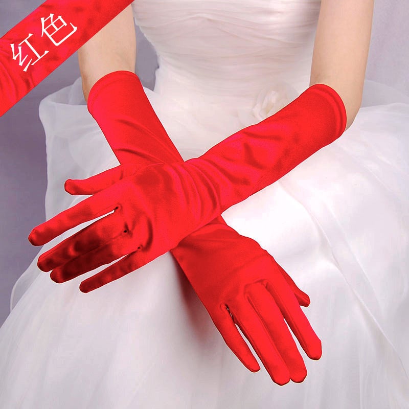 Bridal Gloves Wholesale Multicolor Wedding Red 