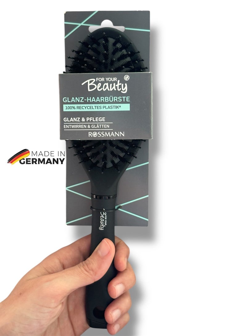 ROSSMANN German Brand, Care Hair Brush – Gentle Brushing, Scalp Massage, and Natural Shine, Paddle hair brush, Hair Styling Brush. - Image 3