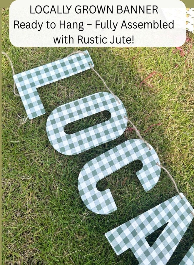 Puremigo 26 Pack Locally Grown Banner - Bodysuit Flags, Rustic Farmhouse Fruit & Vegetable Party Decorations, Perfect for Locally Grown Baby Shower, Farmers Market Decor - Image 3