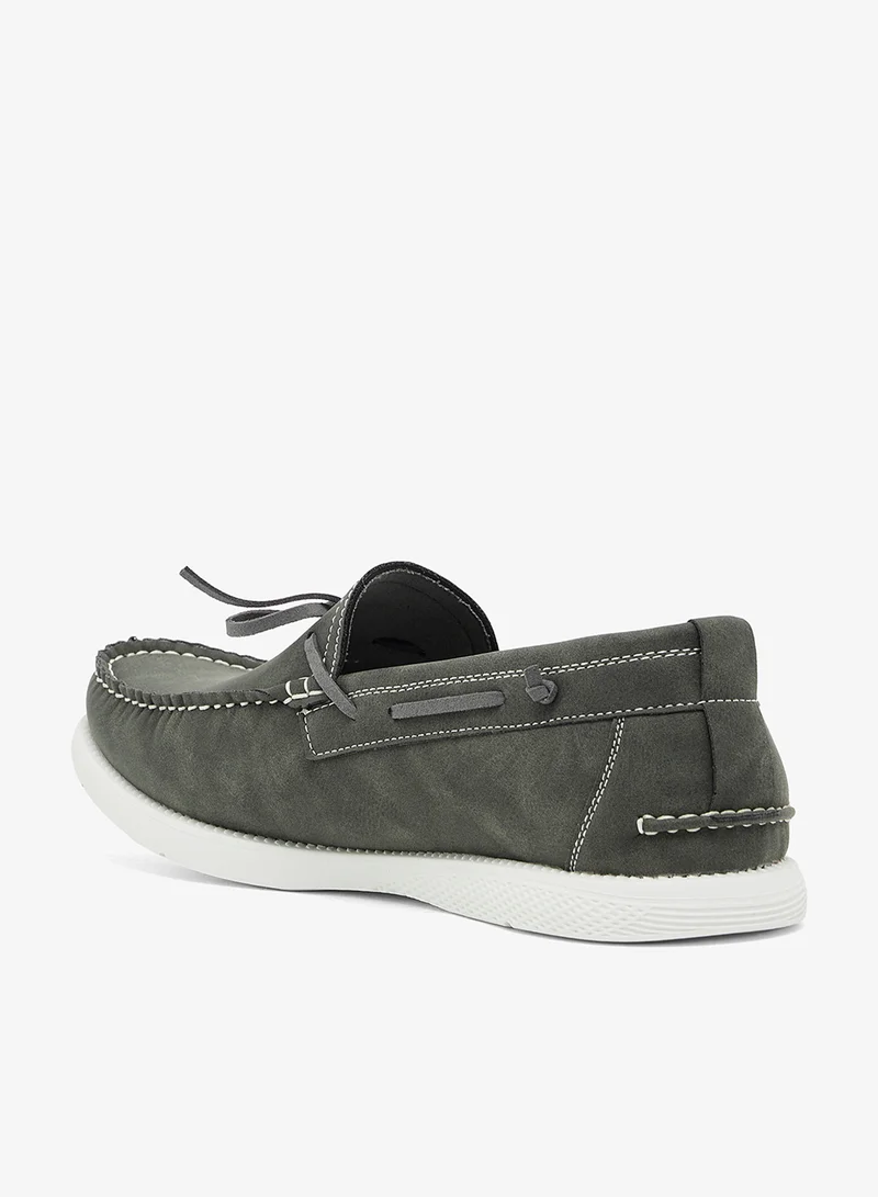 روبرت وود أحذية قارب من جلد الغزال