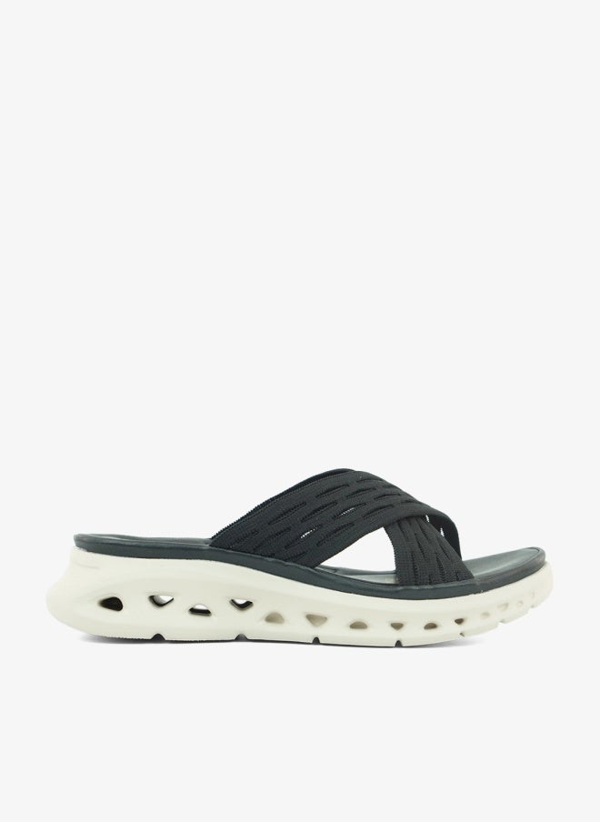زينة 221-337 Zayna Ladies Casual Slides 3F2006-912 Black - Image 1