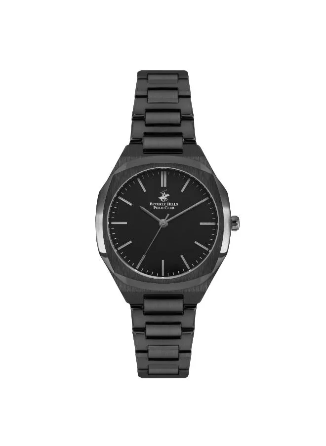 بيفرلي هيلز بولو كلوب Beverly Hills Polo Club BP3024X.650 Women's Analog Display Watch & Metal Strap Grey