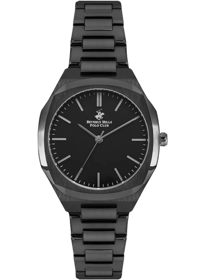 بيفرلي هيلز بولو كلوب BEVERLY HILLS POLO CLUB Women's Analog Black Dial Watch - BP3024X.650