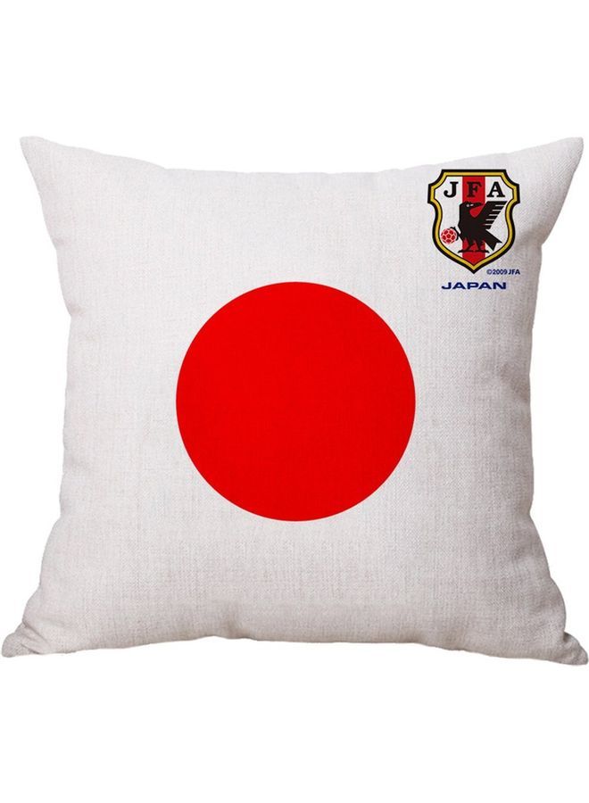 نيبمينينت غطاء وسادة ديكور أبيض/أحمر/أسود 45x45سم