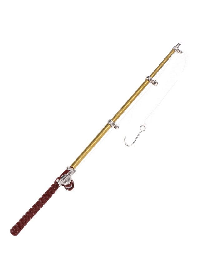 Toddmomy Miniature Dollhouse Fishing Pole Toy Fishing Pole Miniature Fishing Rod Mini Fishing Pole For Dollhouse Decorations (12.5Mm) - Image 1