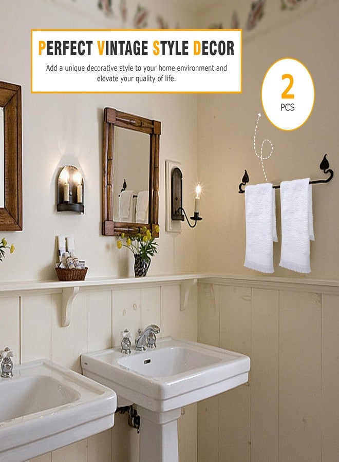 YoulerTex Snowflake Hand Towel Christmas Decorative: White Hand Towels Set Luxury 2 Packs 14X30 100% Cotton Absorbent Soft Face Towel Boho Bathroom Decor Kitchen Hotel Spa Farmhouse Guest Tea Gift (Snowflake) - Image 5