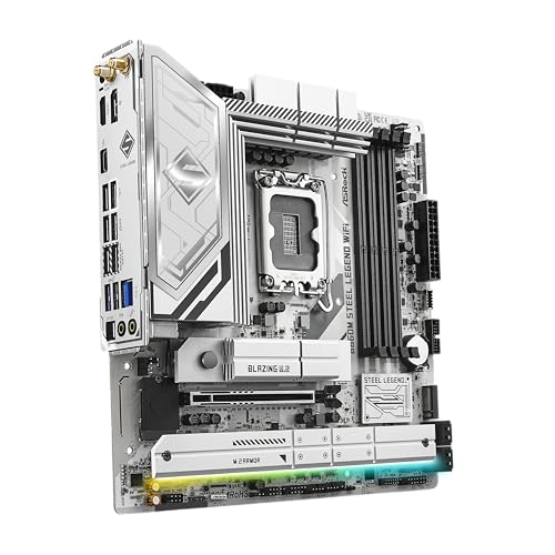 ASRock B860M Steel Legend WiFi 6E B860 LGA1851 Intel Core Ultra DDR5 8666 MHz 256GB M2 Micro ATX Motherboard Thunderbolt SATA3 60 Gbs PCIe 50 - Image 3