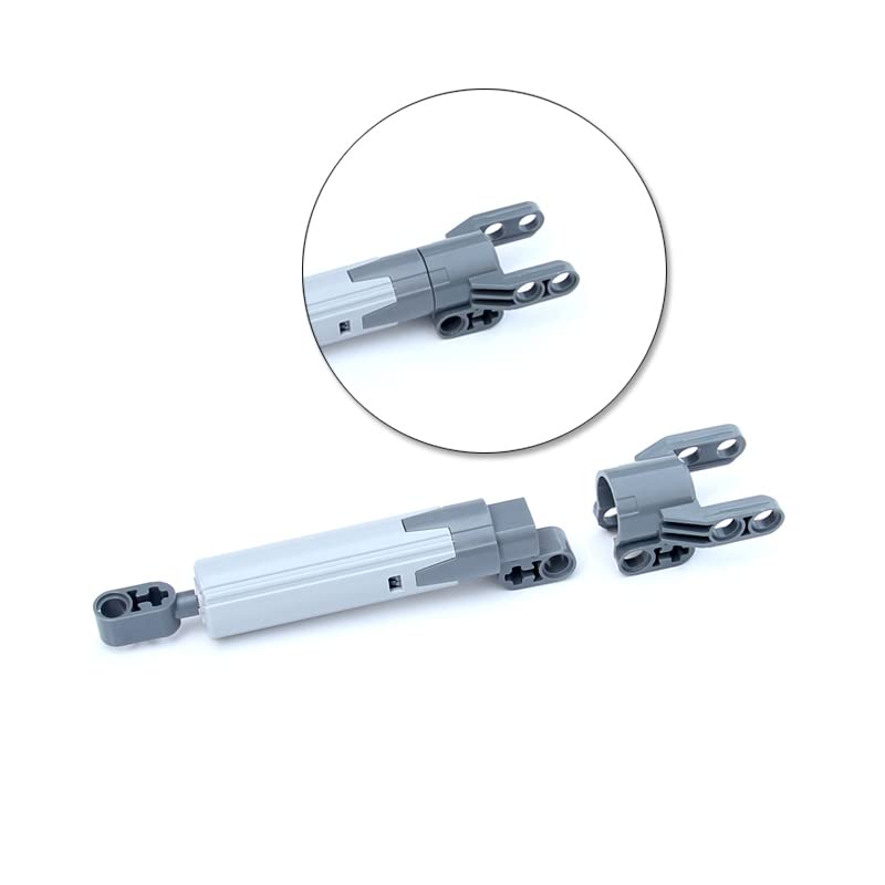 SEEMEY 5 Set Technical Linear Actuator Axle and Pin Connector Block compatiable with Technic Parts - Image 3