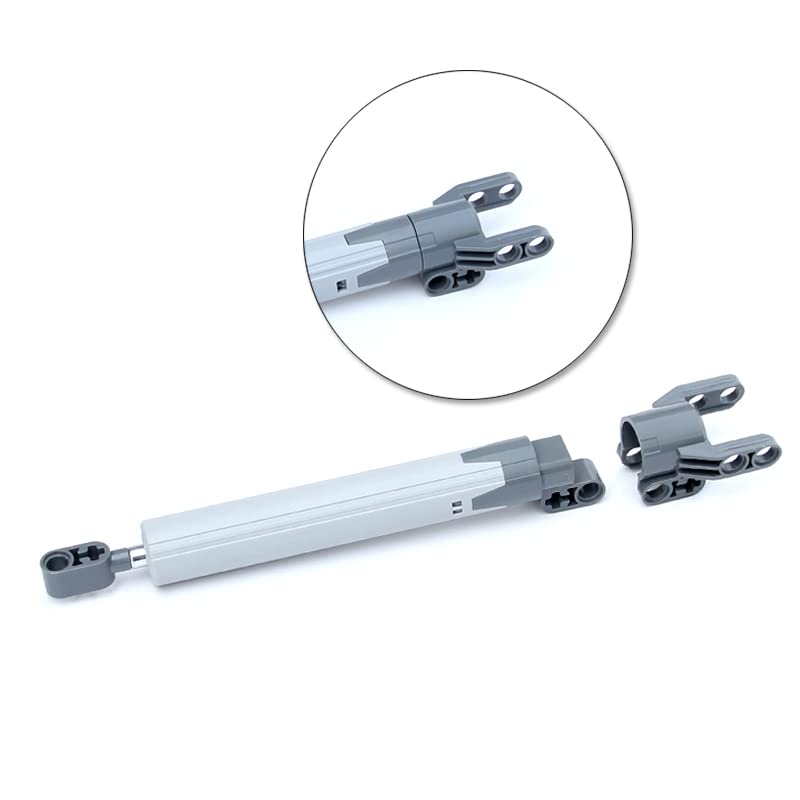 SEEMEY 5 Set Technical Linear Actuator Axle and Pin Connector Block compatiable with Technic Parts - Image 2