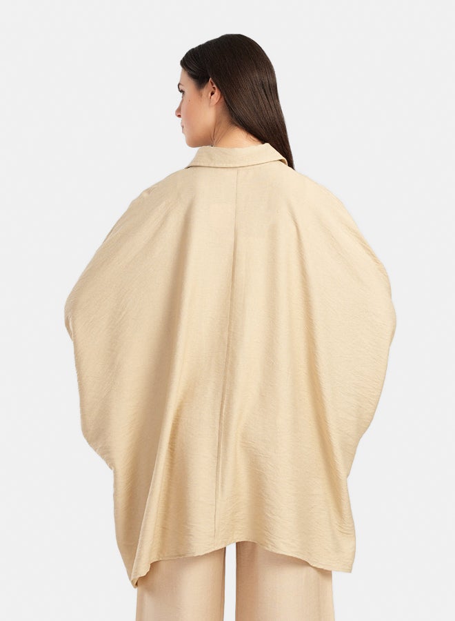Carina Oversized Poncho Shirt - Image 2