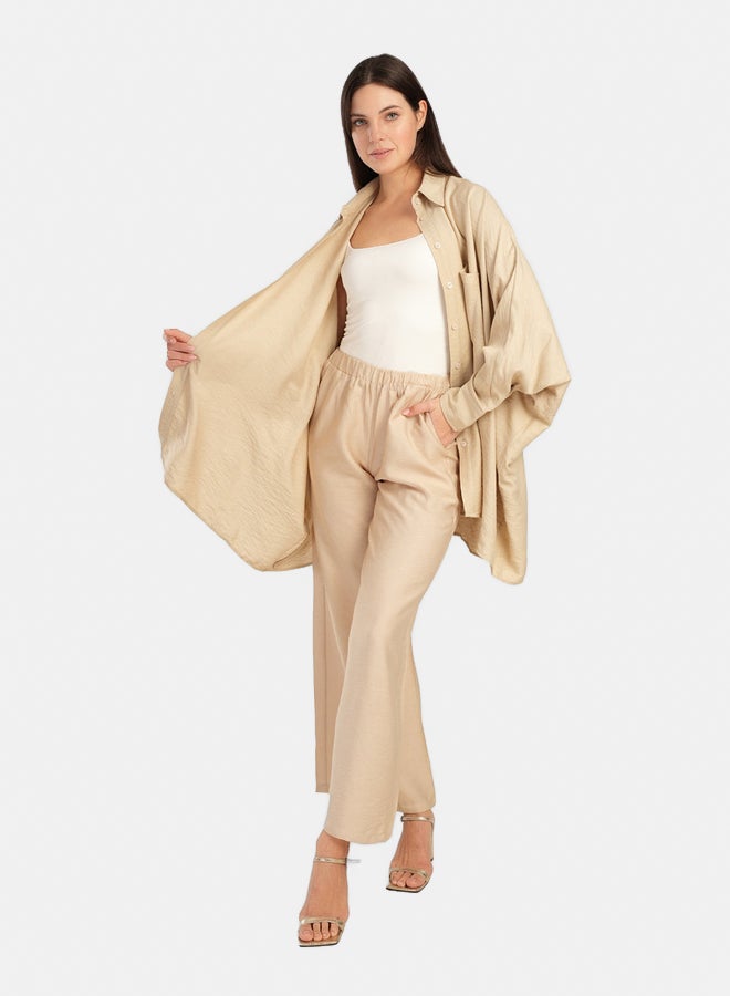 Carina Oversized Poncho Shirt - Image 4