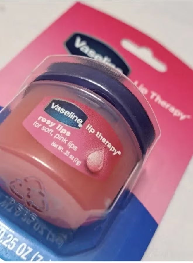 Vaseline 4Pcs Lip Care Rosy Lips 7g - Image 3