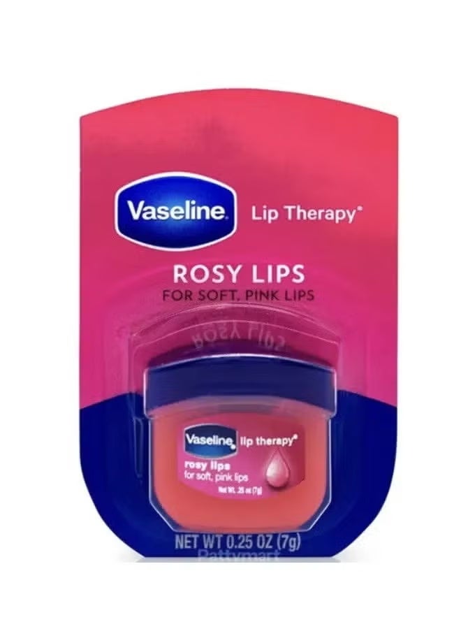 Vaseline 4Pcs Lip Care Rosy Lips 7g - Image 4
