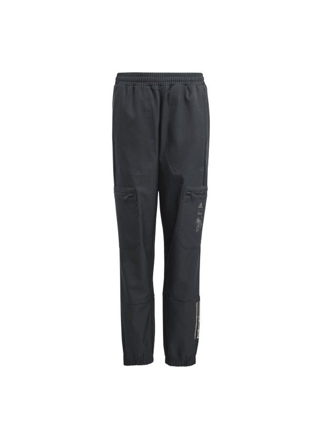 Adidas adidas J Dy Lk Pnt Grey Training Pants 7-8Y  - Image 2