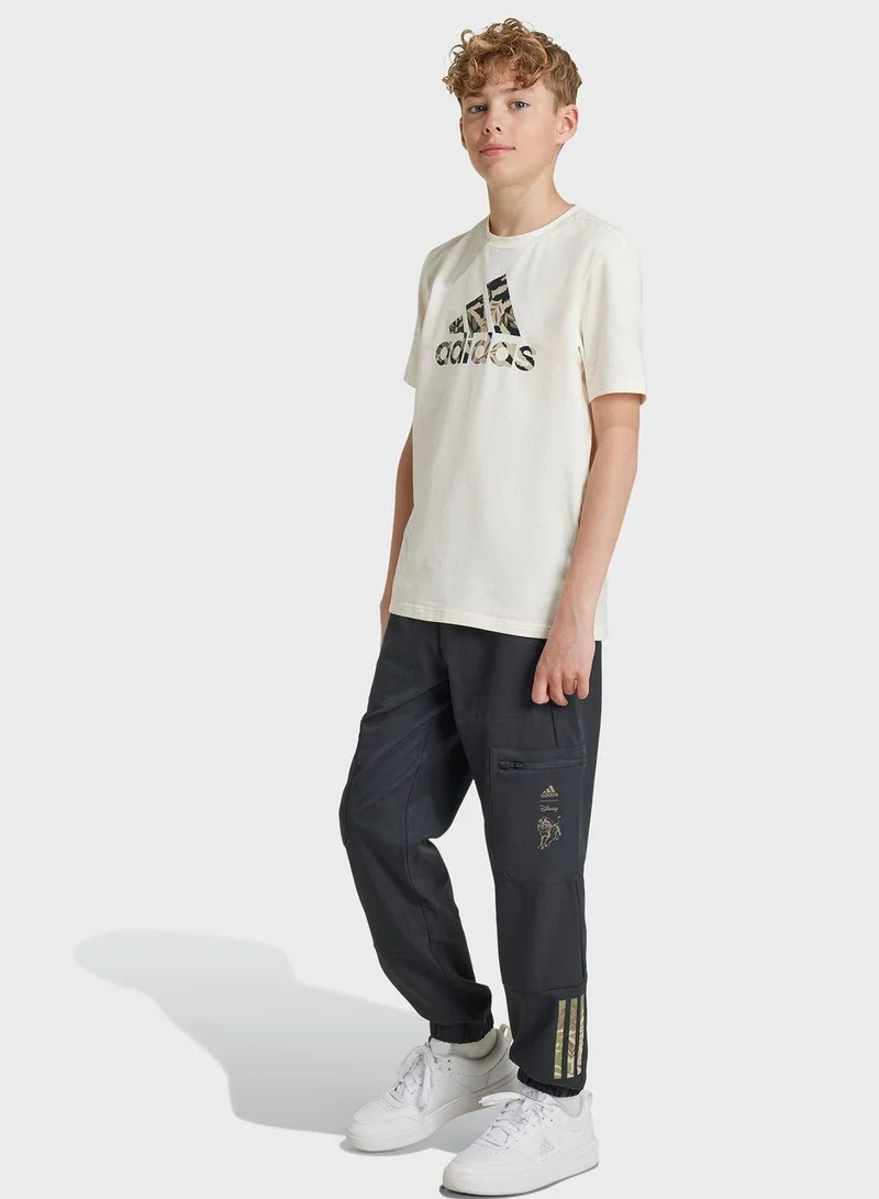 Adidas J Dy Lk Pnt Grey Training Pants 7-8Y