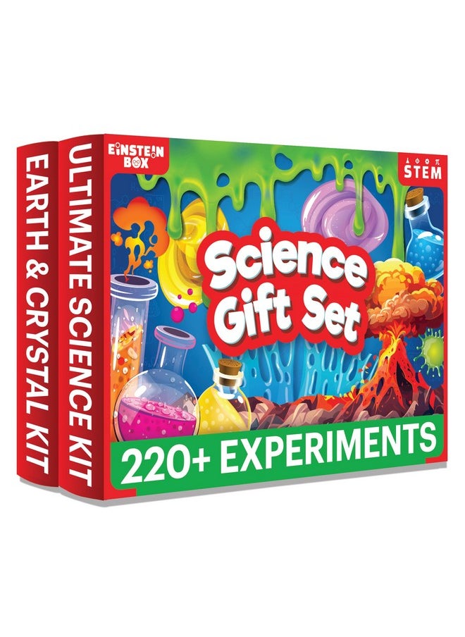 Einstein Box Einstein Box Science Gift Set for Boys & Girls Ages 6-8-10-12-14 Years | Birthday Gifts Ideas for Kids | STEM Learning Toys for 6,7,8,9,10,11,12,13,14-Year-Olds | 2-in-1 Learning Set |  - Image 1