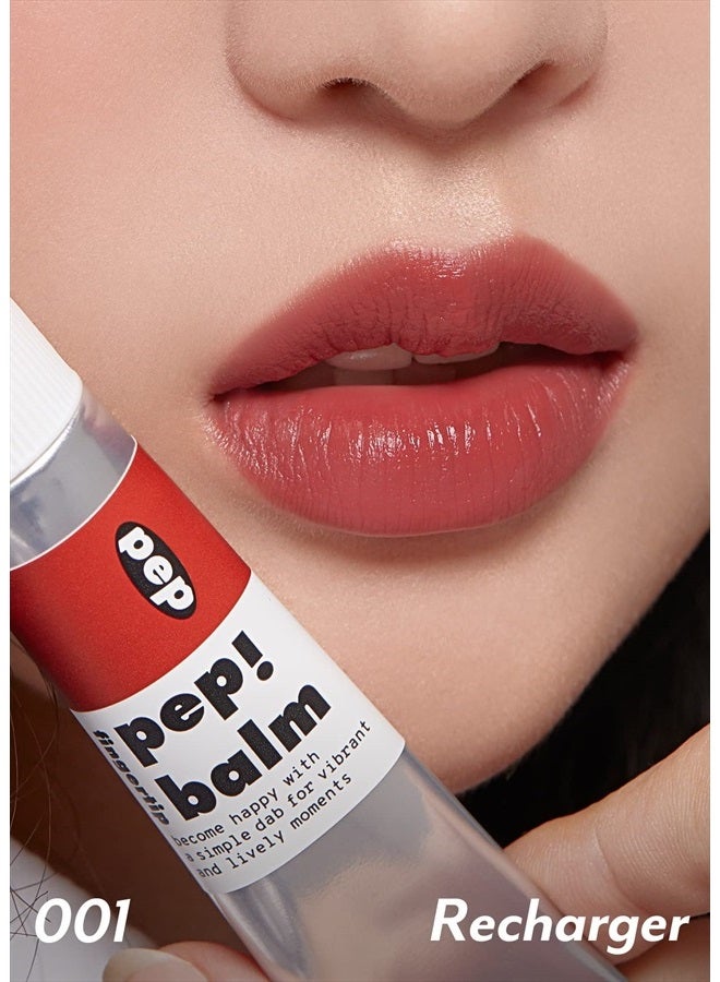 I'M MEME Multi-use Lip and Cheek Tint - Pep! Balm | With Shea Butter, Gift, Liquid Blush and Lip Paint, Travel-Friendly, 001 Recharger, 0.52 Oz - Image 3