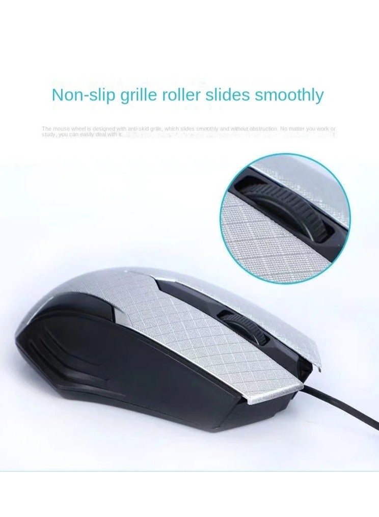 ماوس سلكي USB للأعمال والألعاب – تصميم مريح للكمبيوتر والمكتب واللابتوب  - Image 2