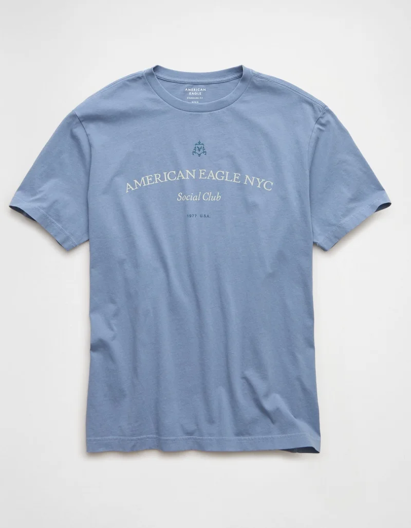 American Eagle  AE Logo Graphic T-Shirt for Men | Best Price UAE