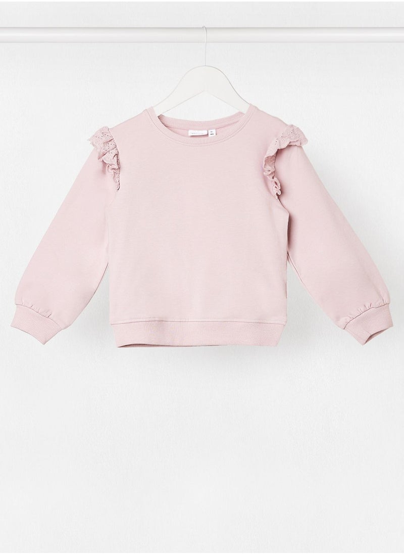 NAME IT - Kids Ruffle Sweatshirt - Image 1