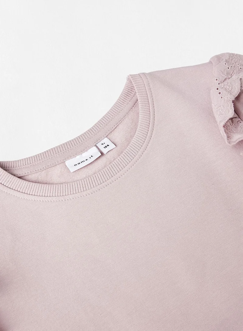 NAME IT Kids Ruffle Sweatshirt