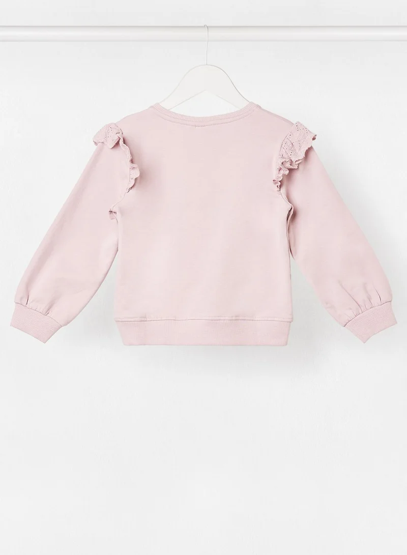 NAME IT Kids Ruffle Sweatshirt