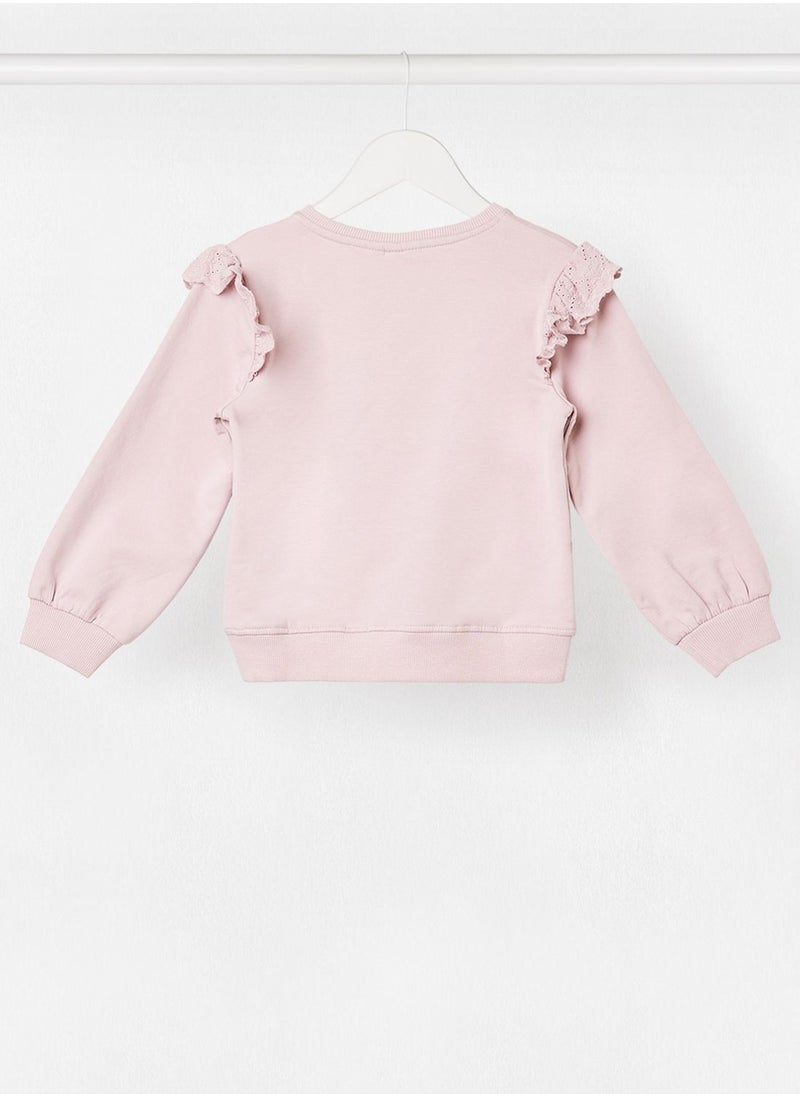 NAME IT - Kids Ruffle Sweatshirt - Image 1